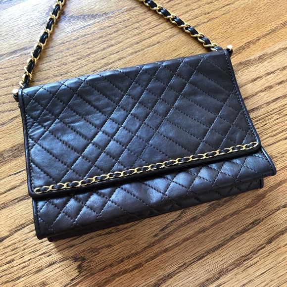 SISO Vintage Brown Quilted Leather Shoulder Bag - Picture 3 of 15